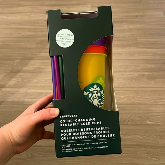 Starbucks Other - Starbucks Color-Changing Reusable Cold Cups **Blue one NOT included** BRAND NEW!